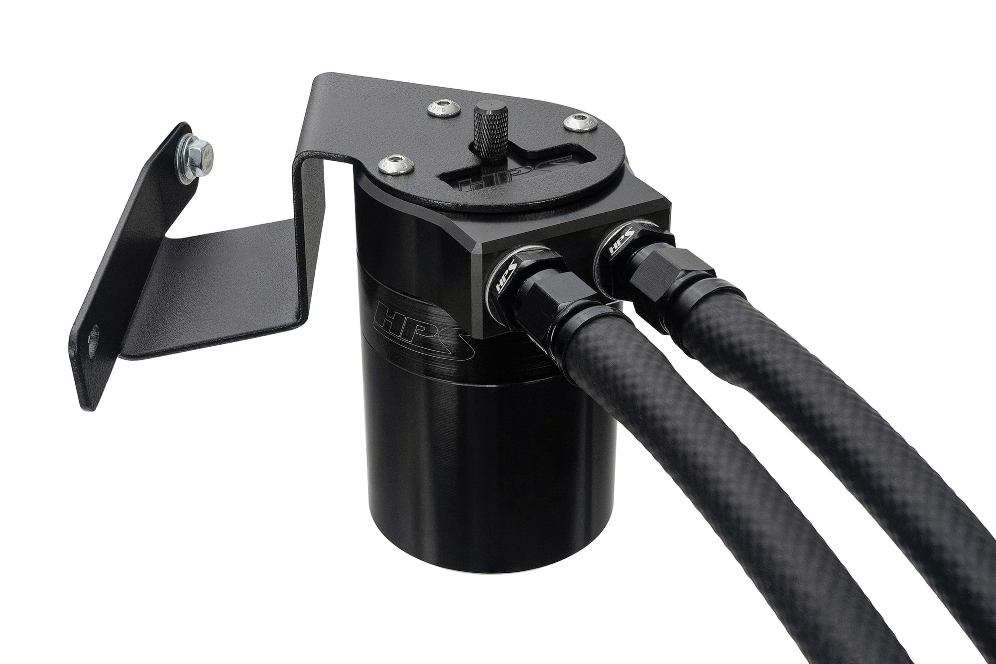 HPS-860-013WB HPS Black 147ML Oil Catch Can Tank Mount Bracket For 09-14 Acura TSX 2.4L CU2