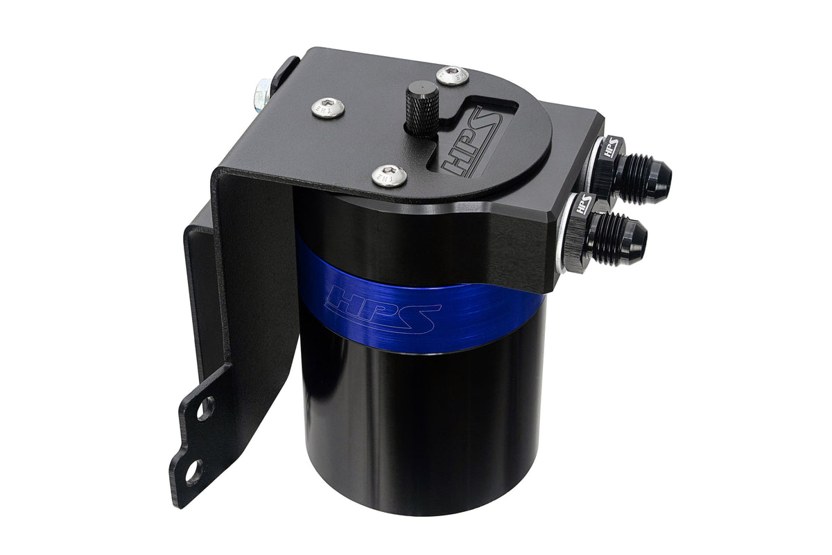 HPS-860-014BL HPS Blue 147ML Oil Catch Can Tank Mount Bracket For 22+ Acura MDX Type-S 3.0