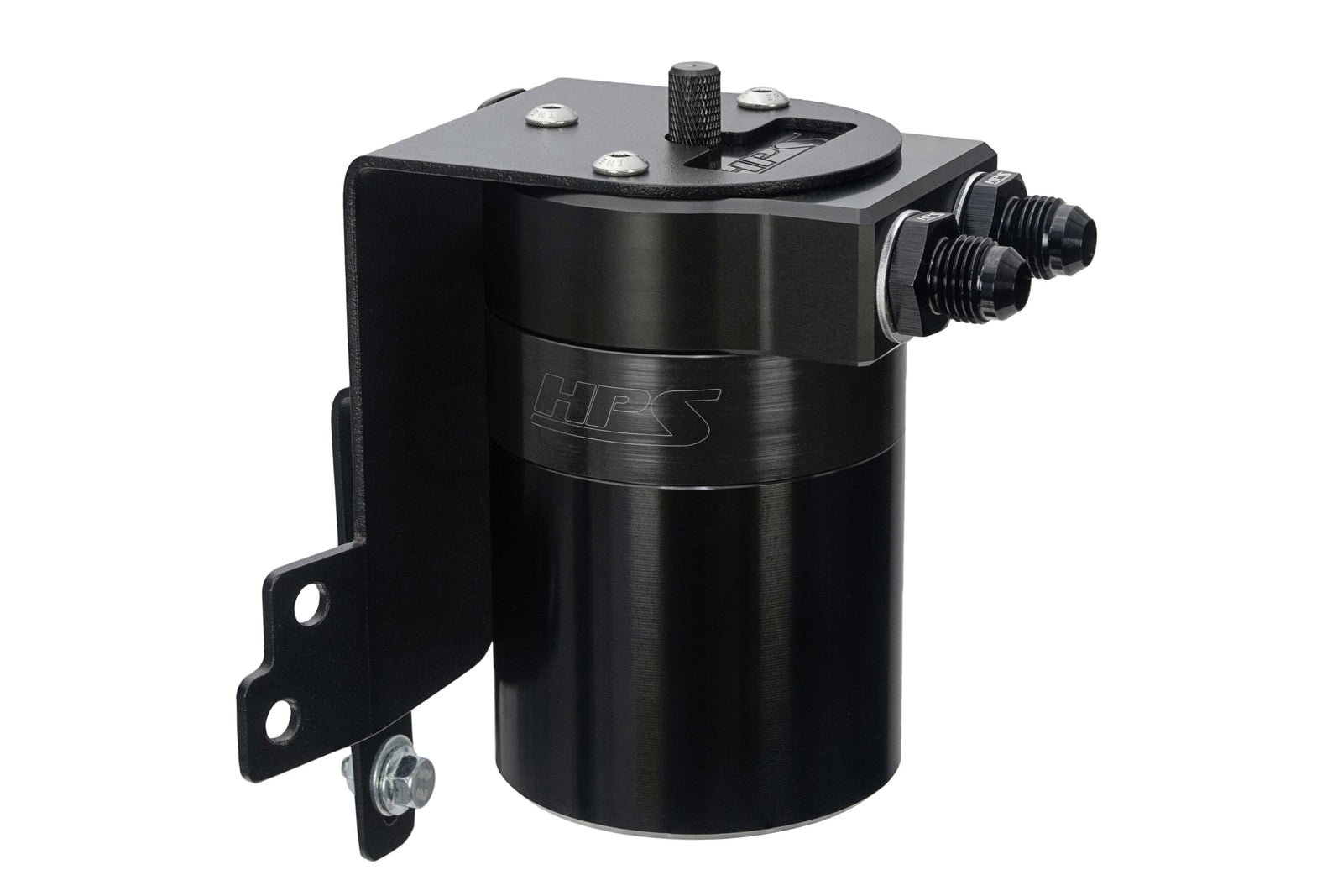 HPS-860-014WB HPS Black 147ML Oil Catch Can Tank Mount Bracket For 22+ Acura MDX Type-S 3.0