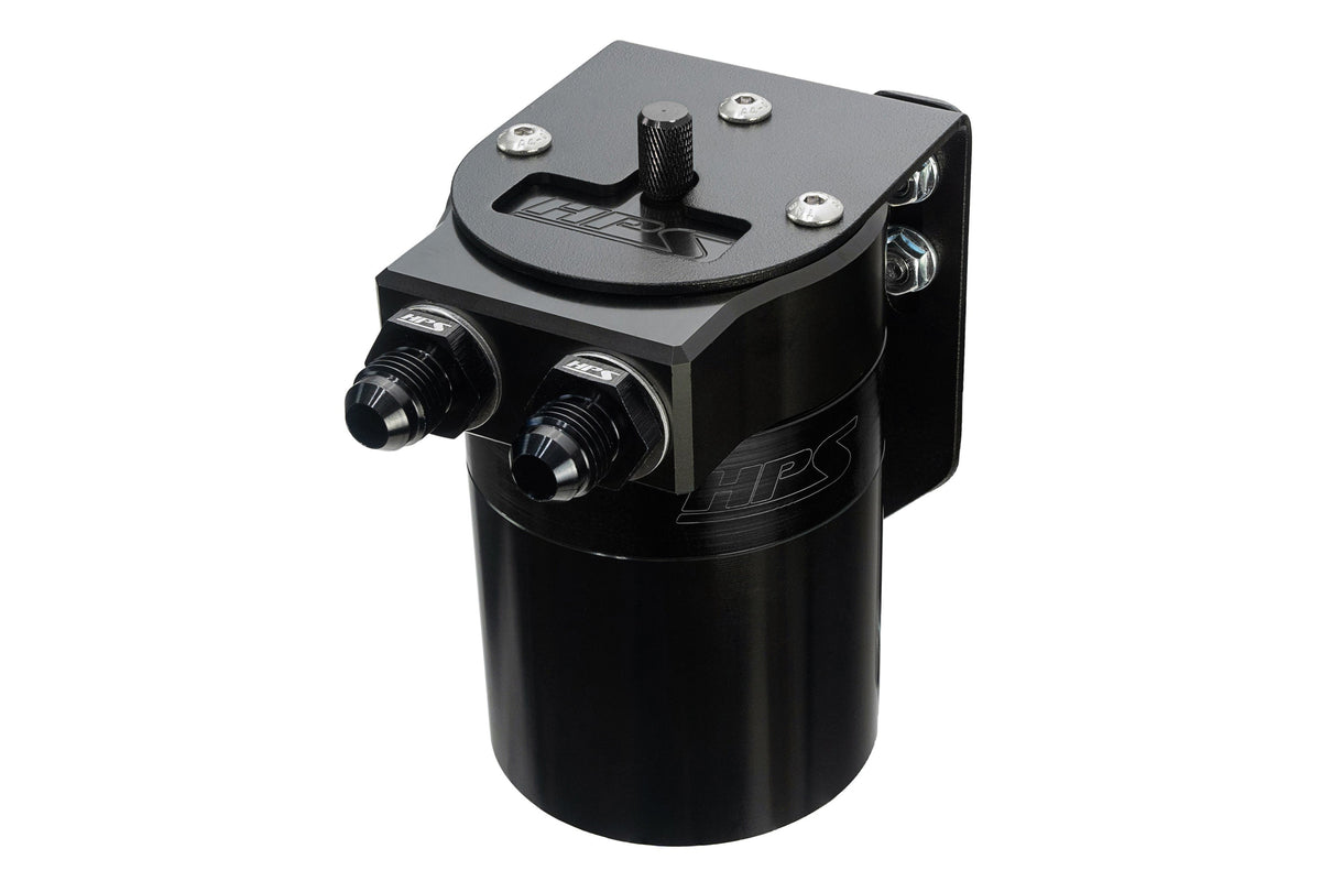 HPS-860-014WB HPS Black 147ML Oil Catch Can Tank Mount Bracket For 22+ Acura MDX Type-S 3.0