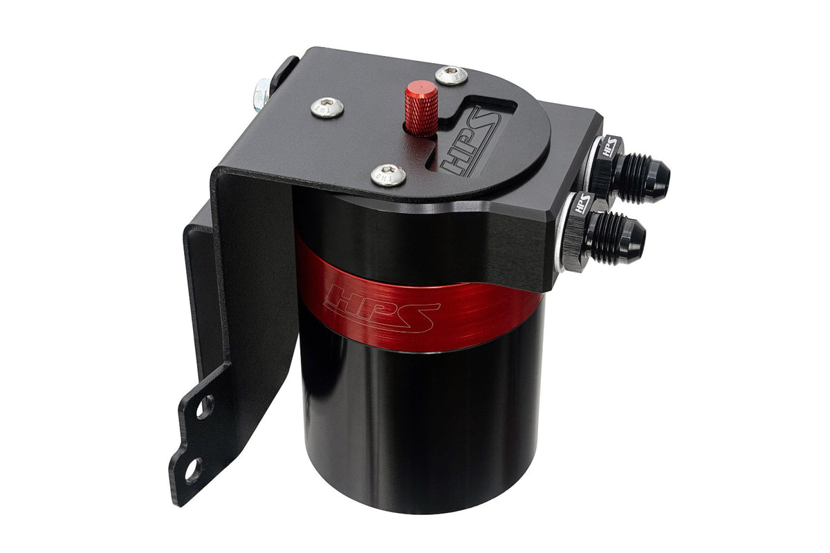 HPS-860-014 HPS 147ML Oil Catch Tank w/Mount Bracket For 22+ Acura MDX Type-S 3.0 Turbo YD8