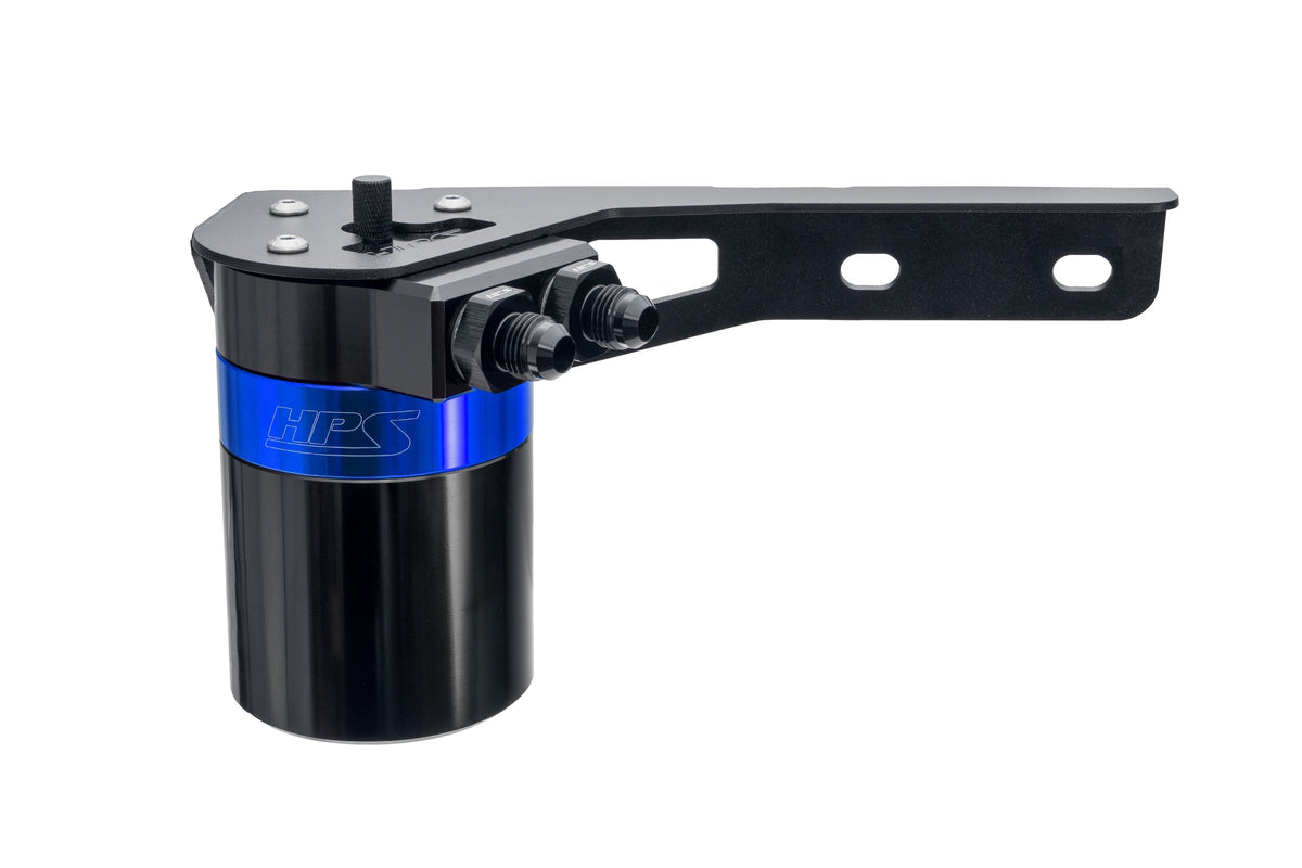 HPS-860-015BL HPS Black / Blue 147ML Oil Catch Tank w/Mount Bracket For 19-25 Acura RDX 2.0T