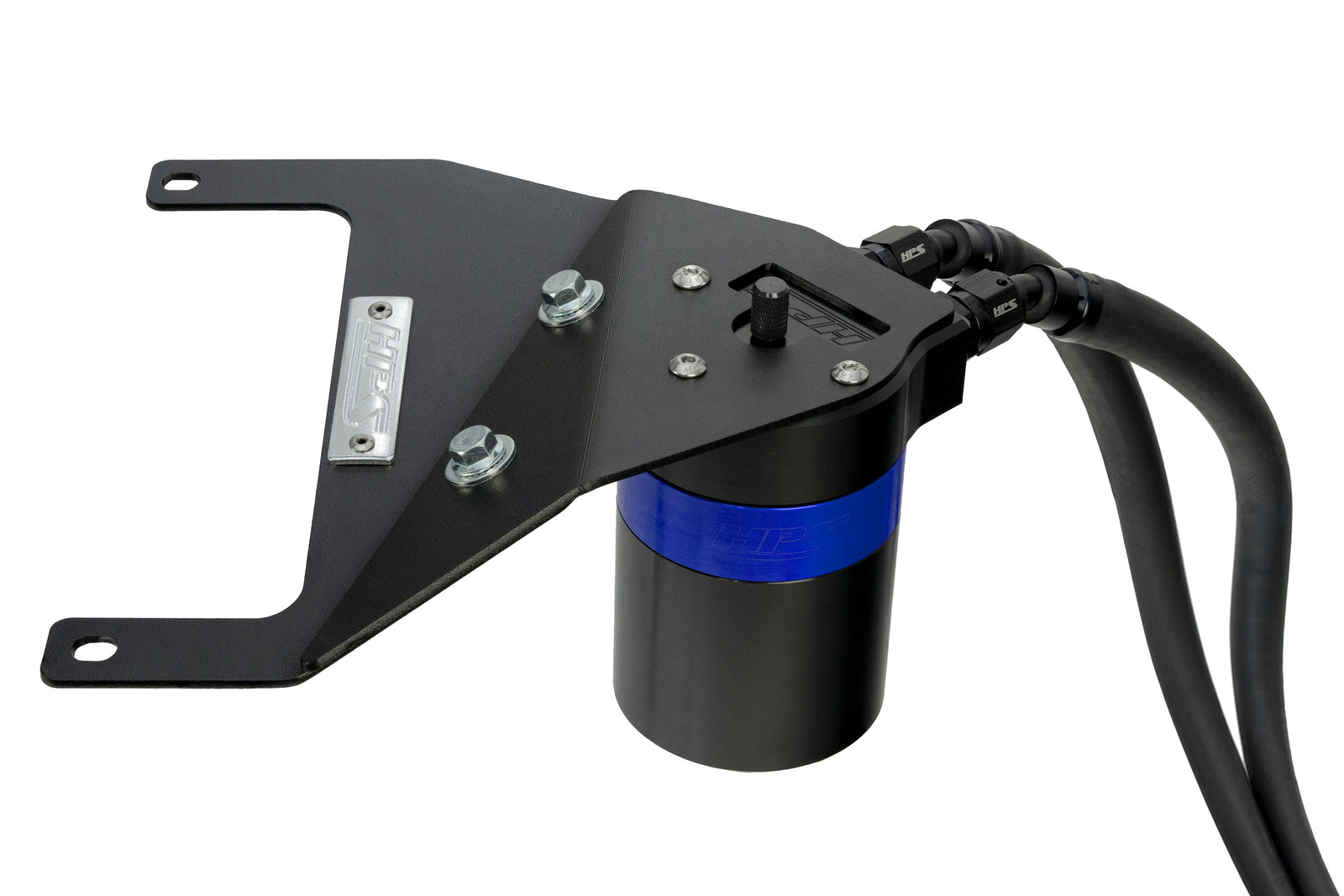 HPS-860-017BL HPS Blue 147ML Oil Catch Can Tank Mount Bracket For 21+ Acura TLX Type-S 3.0L