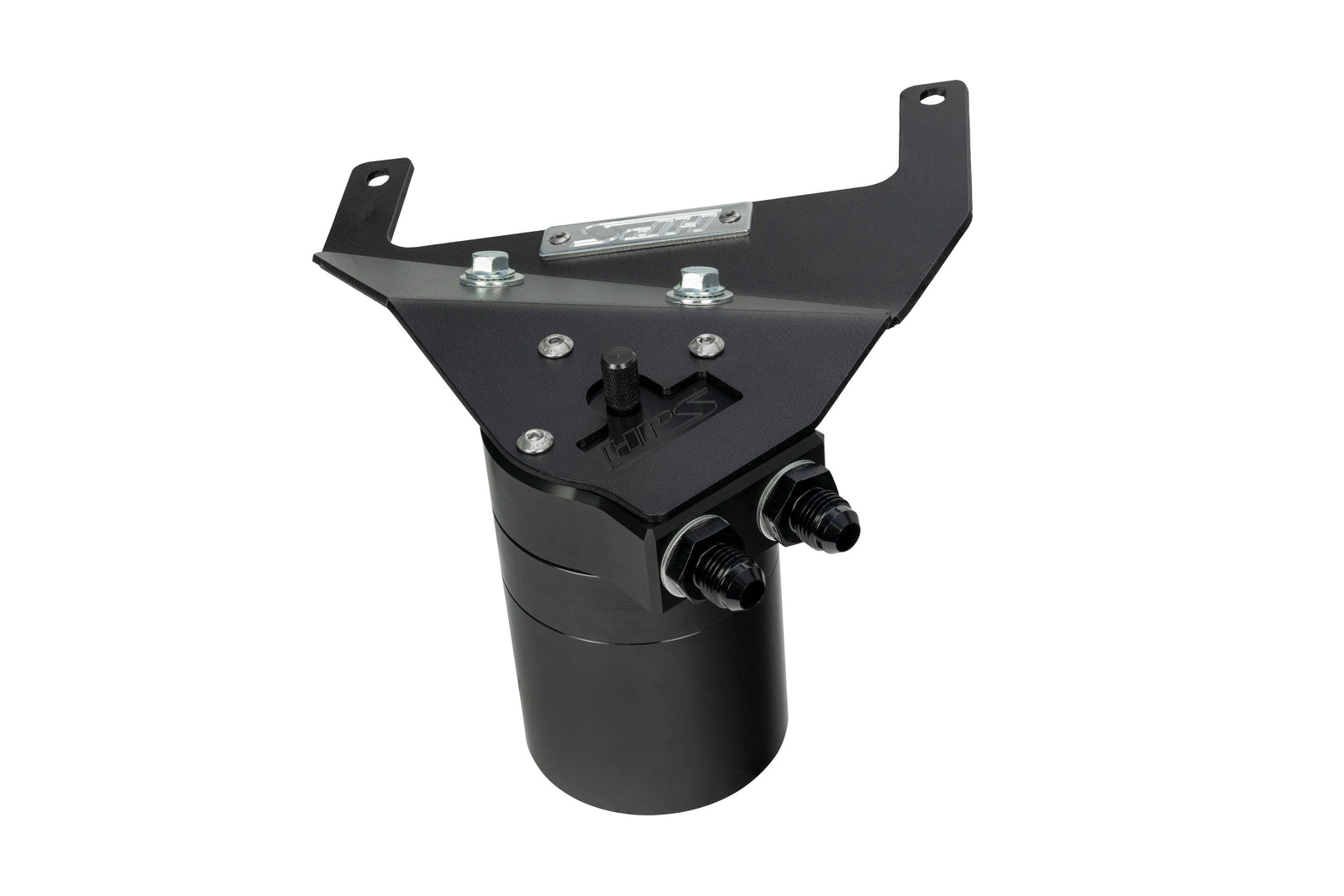 HPS-860-017WB HPS Black 147ML Oil Catch Can Tank Mount Bracket For 21+ Acura TLX Type-S 3.0L