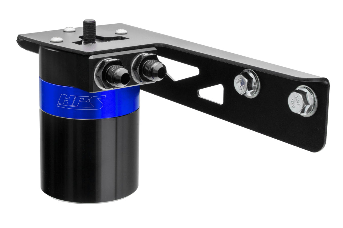 HPS-860-018BL HPS Blue 147ML Oil Catch Can Tank Mount Bracket For 03-09 Toyota 4Runner 4.7L V8
