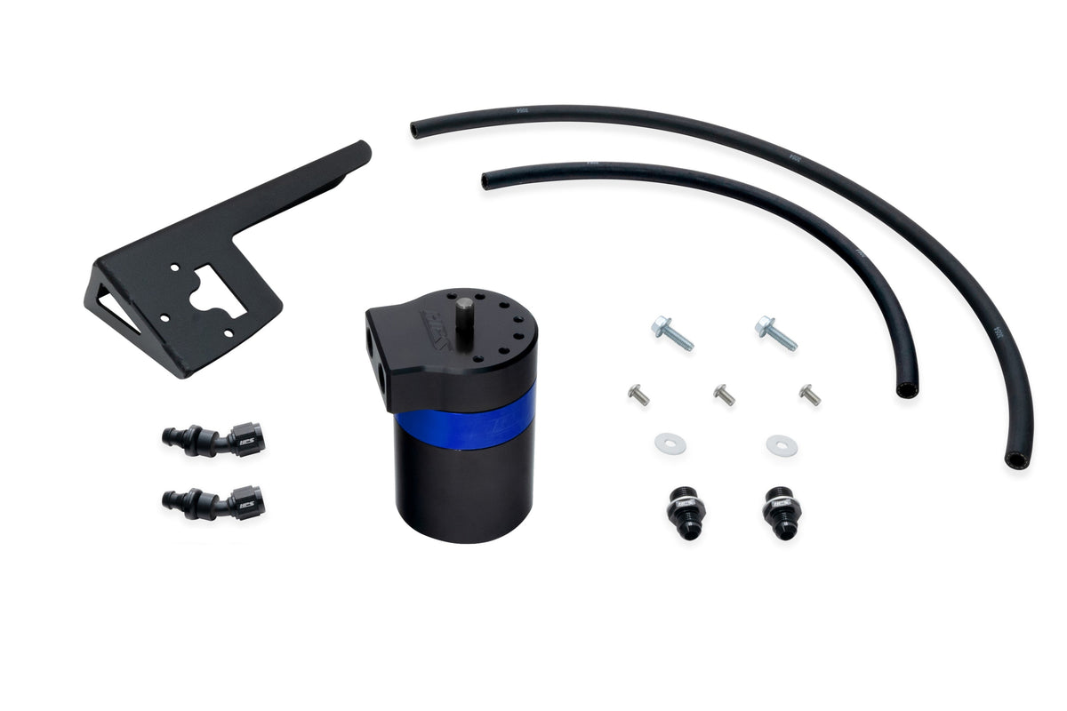 HPS-860-018BL HPS Blue 147ML Oil Catch Can Tank Mount Bracket For 03-09 Toyota 4Runner 4.7L V8