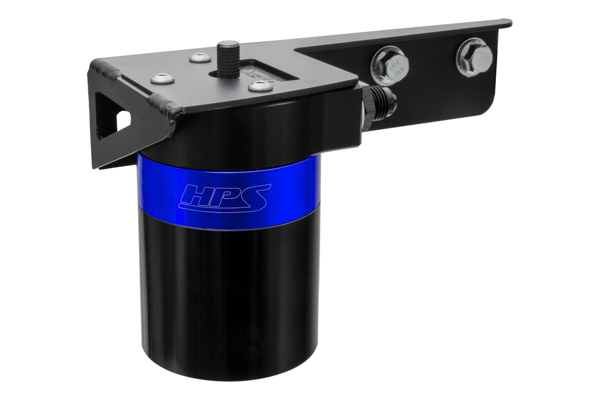 HPS-860-018BL HPS Blue 147ML Oil Catch Can Tank Mount Bracket For 03-09 Toyota 4Runner 4.7L V8