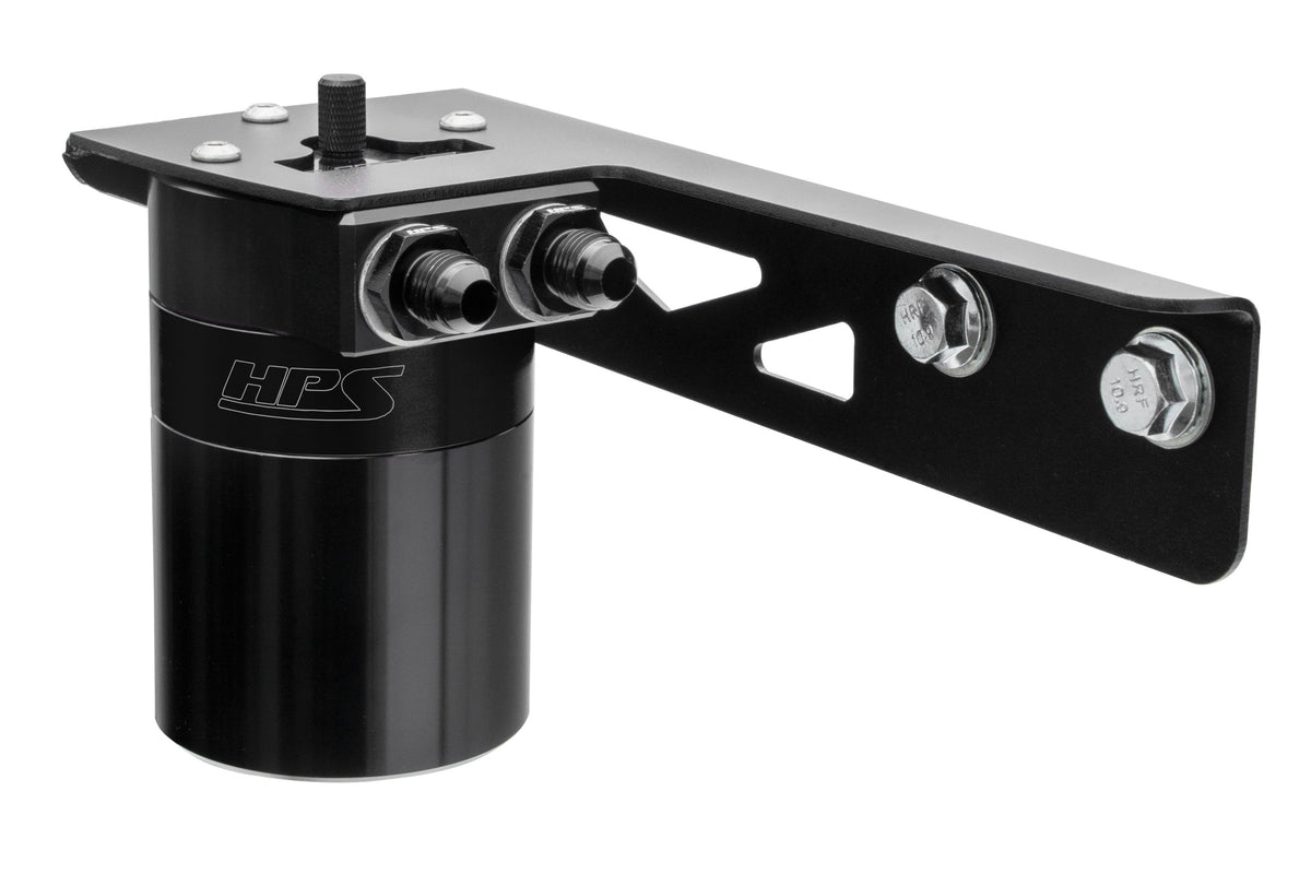 HPS-860-018WB HPS Black 147ML Oil Catch Can Tank Mount Bracket For 03-09 Toyota 4Runner 4.7 V8