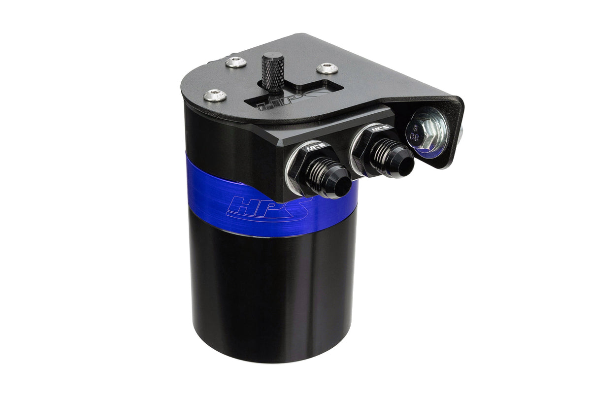 HPS-860-019BL HPS Blue 147ML Oil Catch Can Tank Mount Bracket For 03-09 Lexus GX470 J120