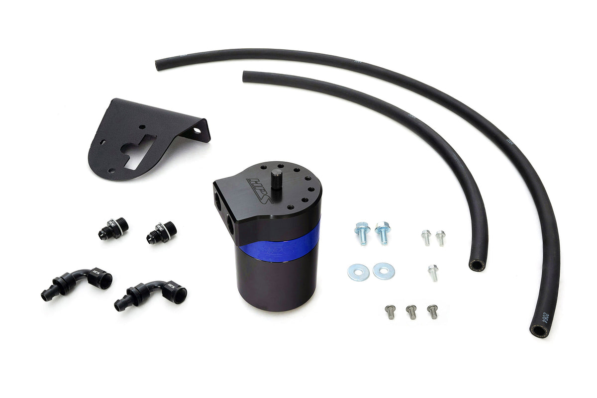 HPS-860-019BL HPS Blue 147ML Oil Catch Can Tank Mount Bracket For 03-09 Lexus GX470 J120