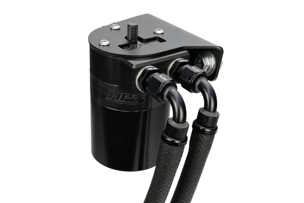 HPS-860-019WB HPS Black 147ML Oil Catch Can Tank Mount Bracket For 03-09 Lexus GX470 J120