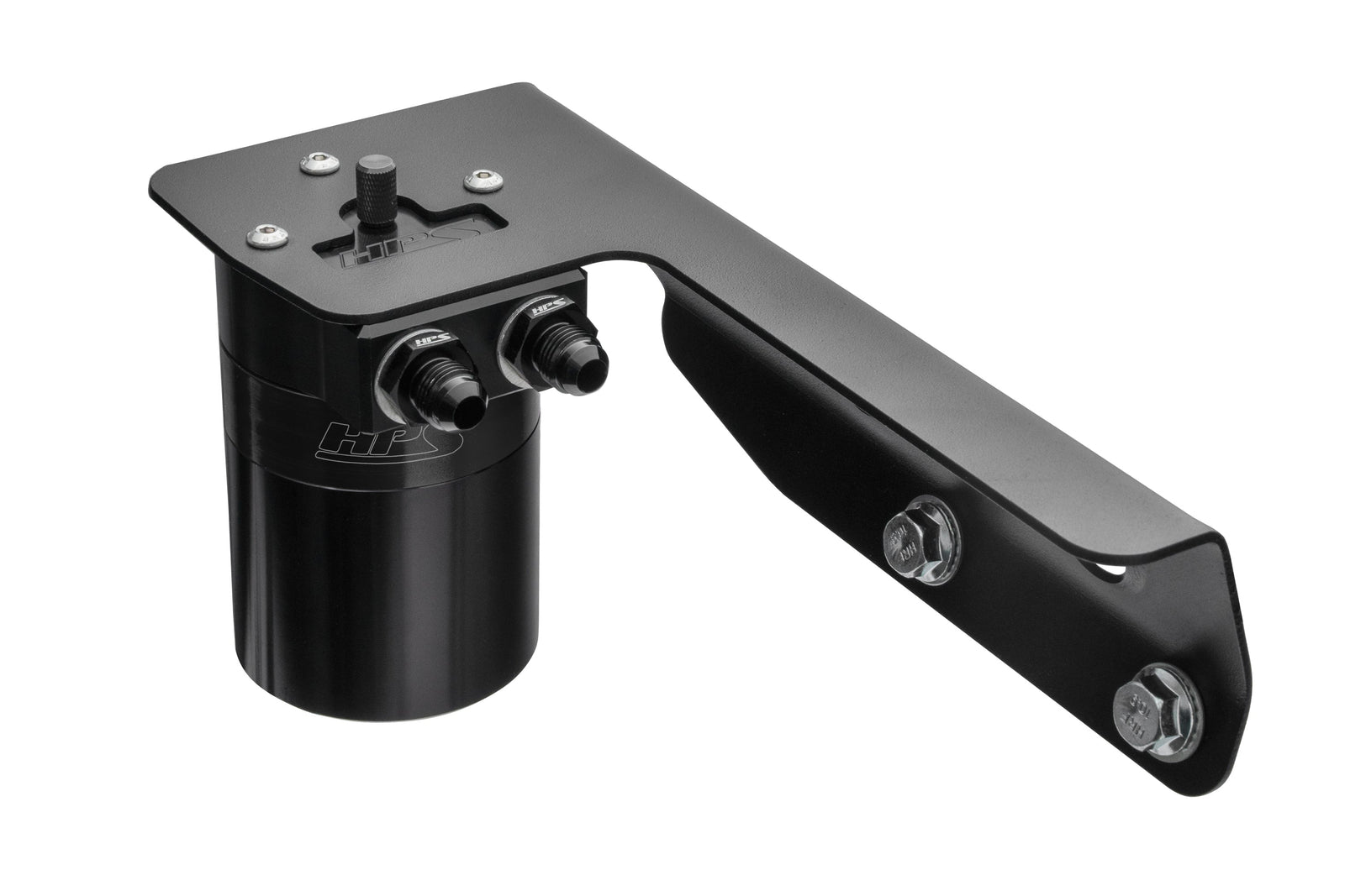 HPS 5FL OZ Aluminum Oil Catch Can Tank Mount Bracket Kit 16-23 Toyota Tacoma 3.5L V6 N300