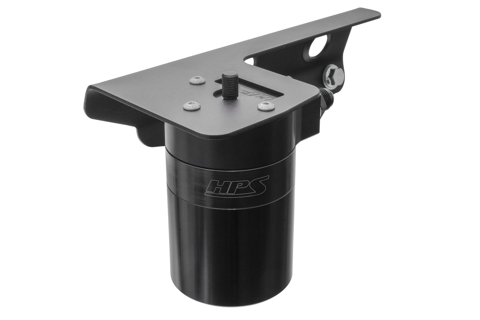 HPS 5FL OZ Aluminum Oil Catch Can Tank Mount Bracket Kit 16-23 Toyota Tacoma 3.5L V6 N300
