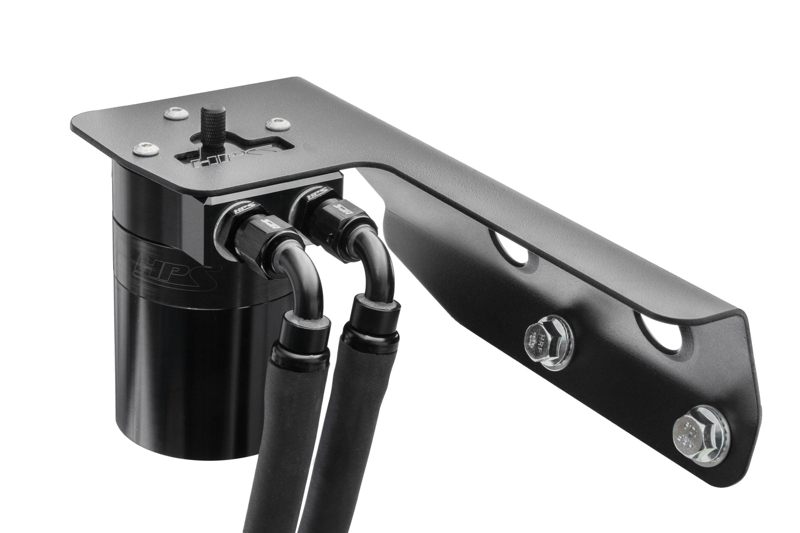 HPS 5FL OZ Aluminum Oil Catch Can Tank Mount Bracket Kit 16-23 Toyota Tacoma 3.5L V6 N300
