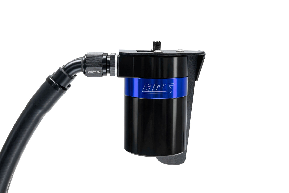 HPS 5FL OZ Oil Catch Can w/Mount Bracket For 21-22 Polaris RZR Turbo S & Turbo S4 / 16-20 RZR XP & XP 4