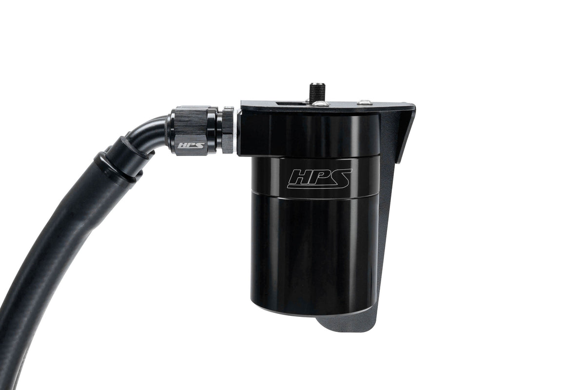 HPS 5FL OZ Oil Catch Can w/Mount Bracket For 21-22 Polaris RZR Turbo S & Turbo S4 / 16-20 RZR XP & XP 4