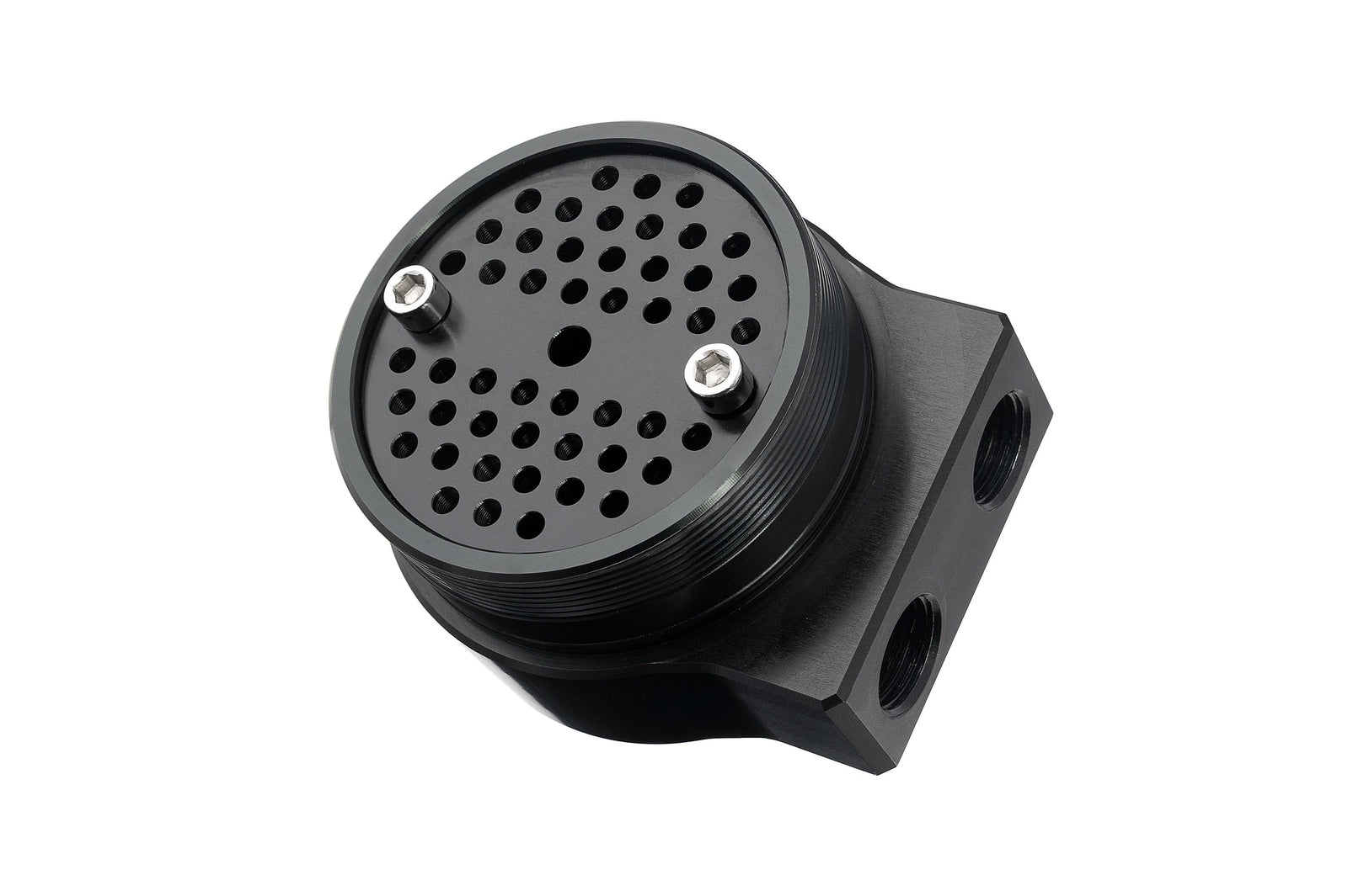 HPS-860-024BL HPS Black/Blue Oil Catch Can+Mount Bracket For 24+ Land Cruiser/Tacoma 2.4 Turbo