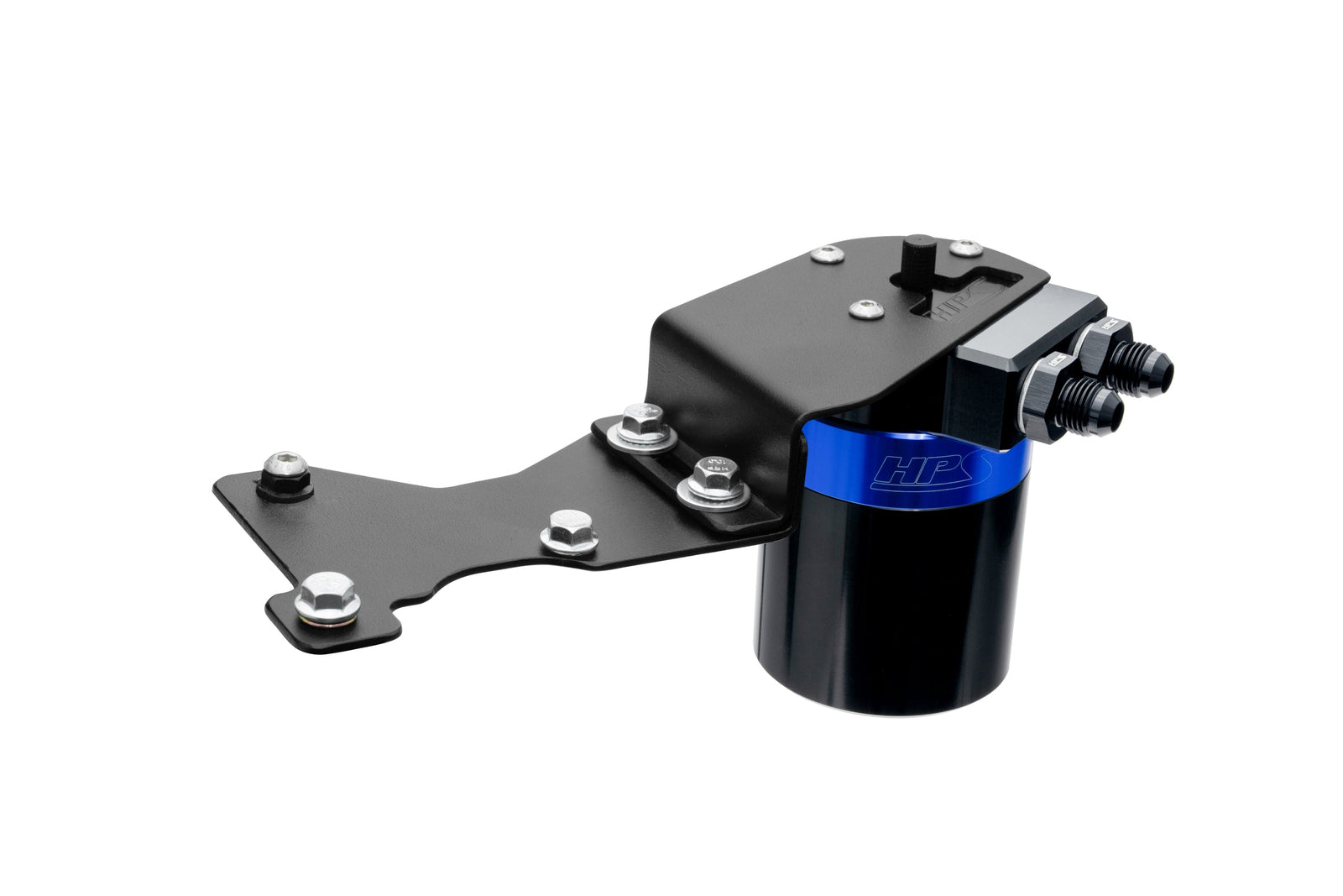 HPS-860-025BL HPS Black/Blue Oil Catch Can+Mount Bracket For 06-15 IS250 IS350 2.5L 3.5L V6