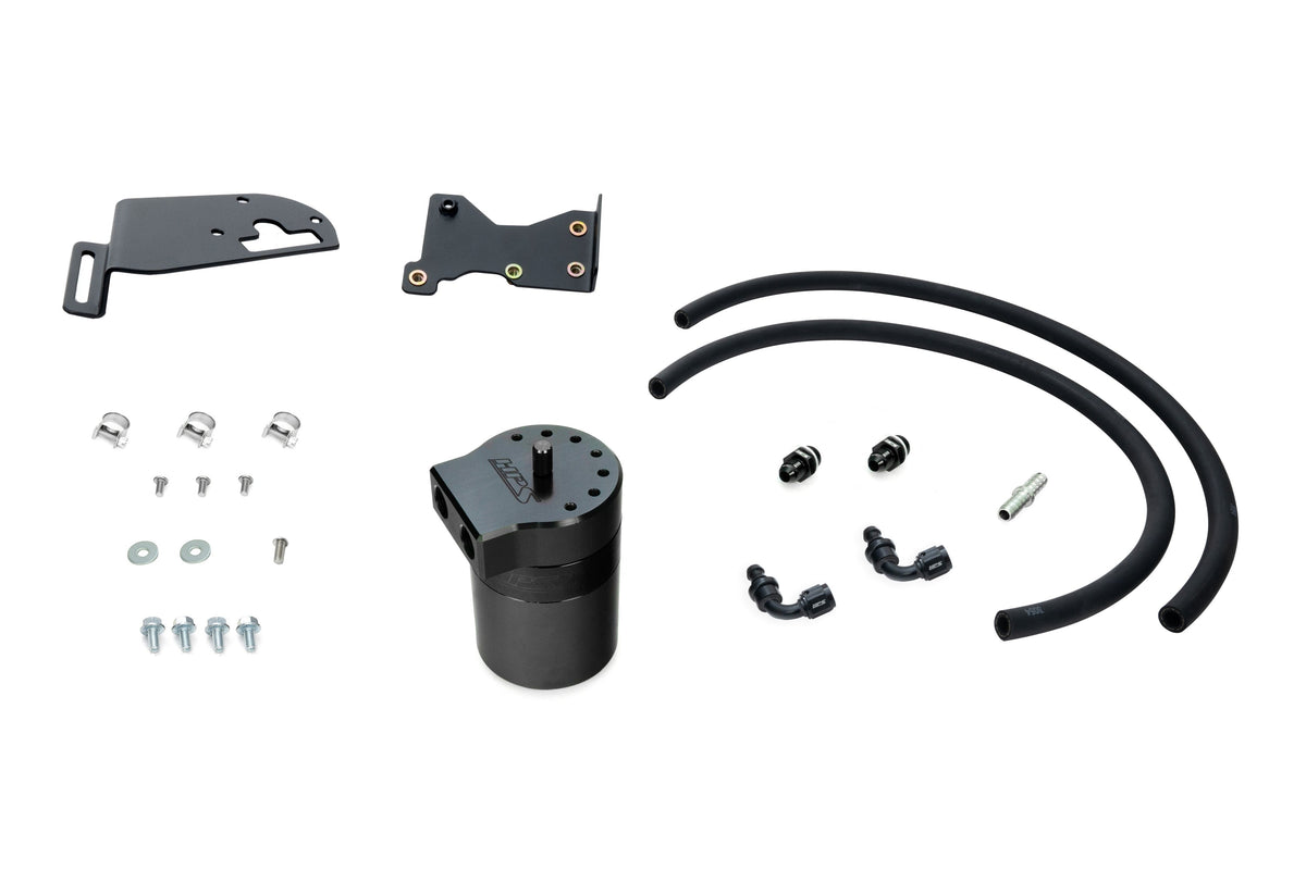 HPS-860-025WB HPS Black Oil Catch Can+Mount Bracket For 06-15 Lexus IS250 IS350 2.5L 3.5L V6