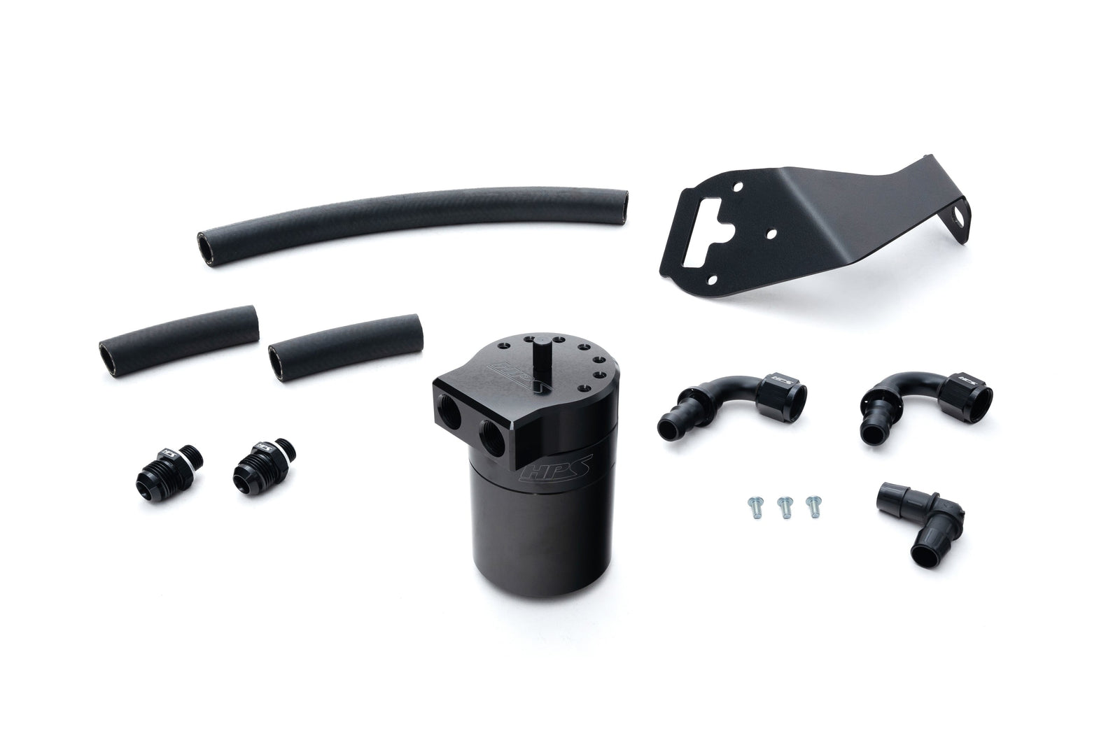 HPS-860-026WB HPS Black Catch Can+Mount Bracket For GEN2 22+ Subaru BRZ/Toyota GR86 FA24D