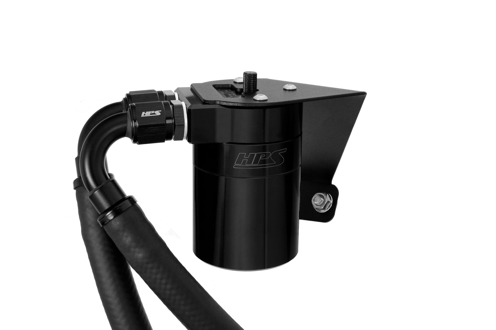 HPS-860-026WB HPS Black Catch Can+Mount Bracket For GEN2 22+ Subaru BRZ/Toyota GR86 FA24D