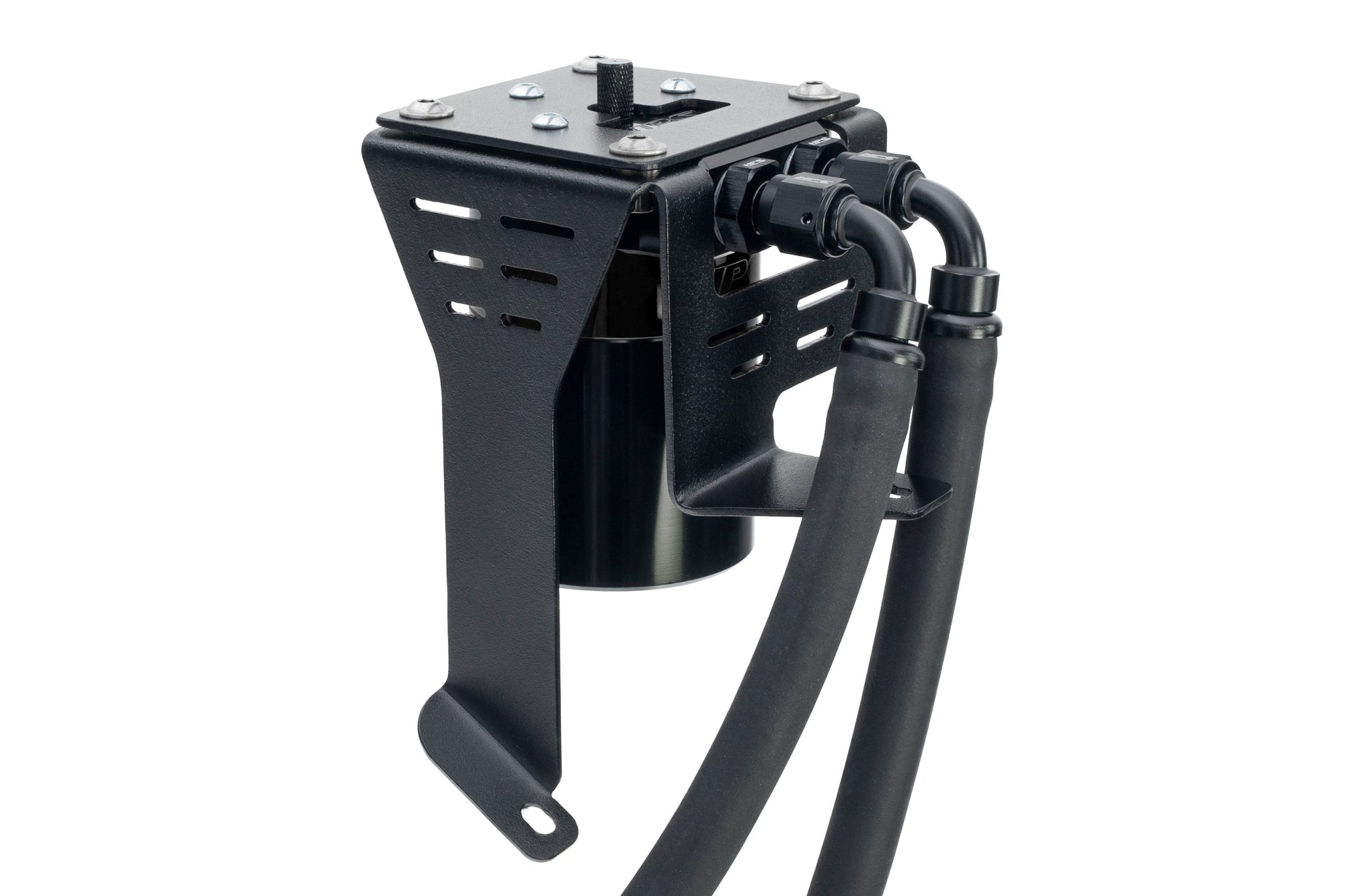 HPS-860-027WB HPS Black 147ML Oil Catch Can w/Mount Bracket For 12-15 Civic Si 2.4L K24Z7