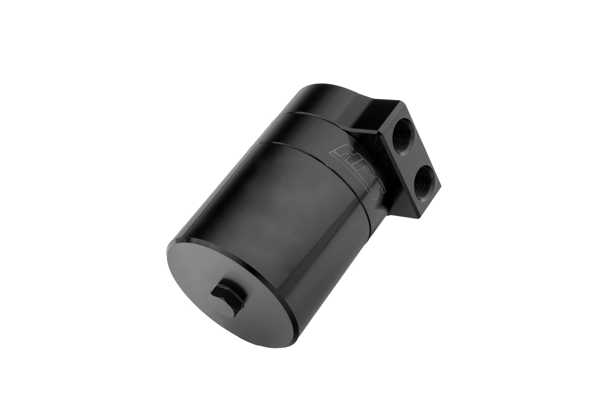 HPS-860-027WB HPS Black 147ML Oil Catch Can w/Mount Bracket For 12-15 Civic Si 2.4L K24Z7