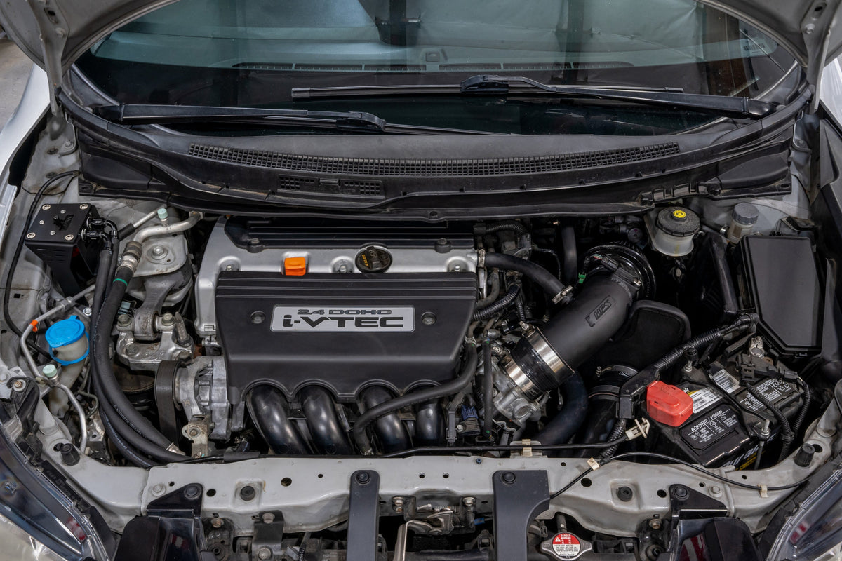 HPS-860-027WB HPS Black 147ML Oil Catch Can w/Mount Bracket For 12-15 Civic Si 2.4L K24Z7