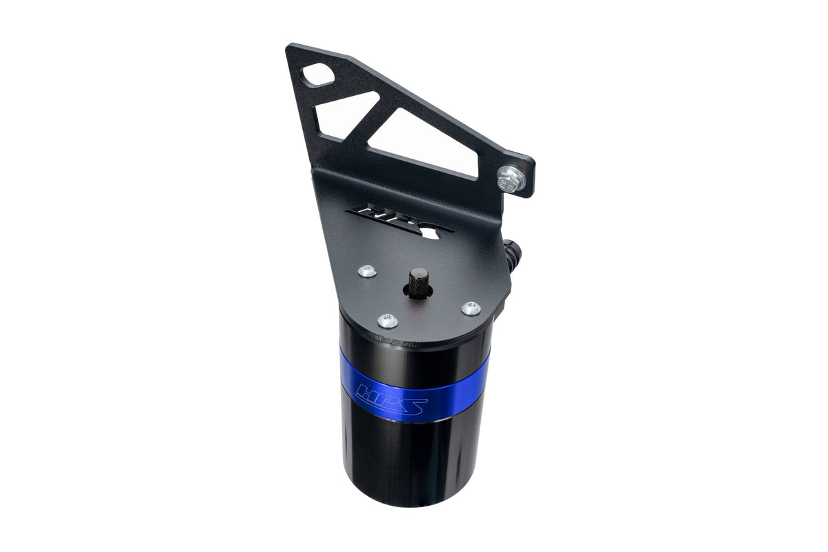 HPS-860-028BL HPS Blue 147ML Oil Catch Can Mount Bracket For 15-20 Ford F-150 2.7L 3.5L V6