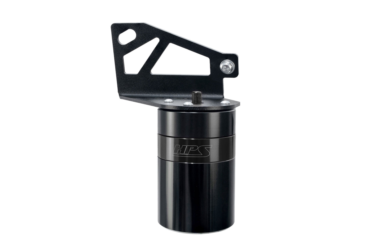 HPS-860-028WB HPS Black 147ML Oil Catch Can Mount Bracket For 15-20 Ford F-150 2.7L 3.5L V6