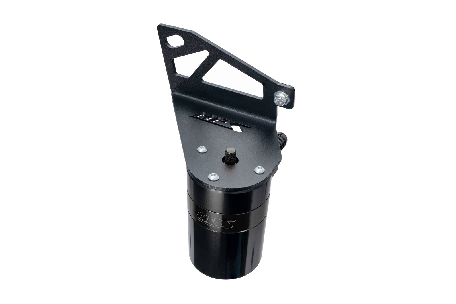 HPS-860-028WB HPS Black 147ML Oil Catch Can Mount Bracket For 15-20 Ford F-150 2.7L 3.5L V6