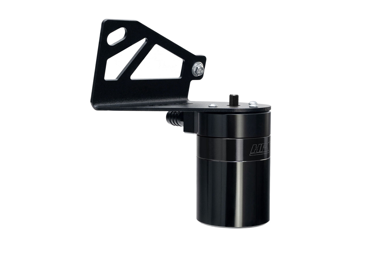 HPS-860-028WB HPS Black 147ML Oil Catch Can Mount Bracket For 15-20 Ford F-150 2.7L 3.5L V6