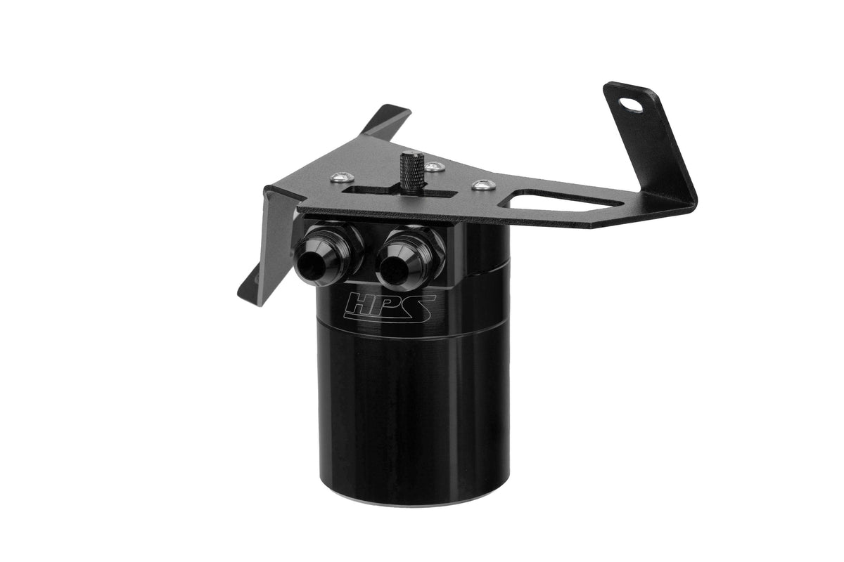 HPS-860-029WB HPS Black Oil Catch Can Mount Bracket For 18+ Crosstrek 17+ Impreza 2.0L 2.5L