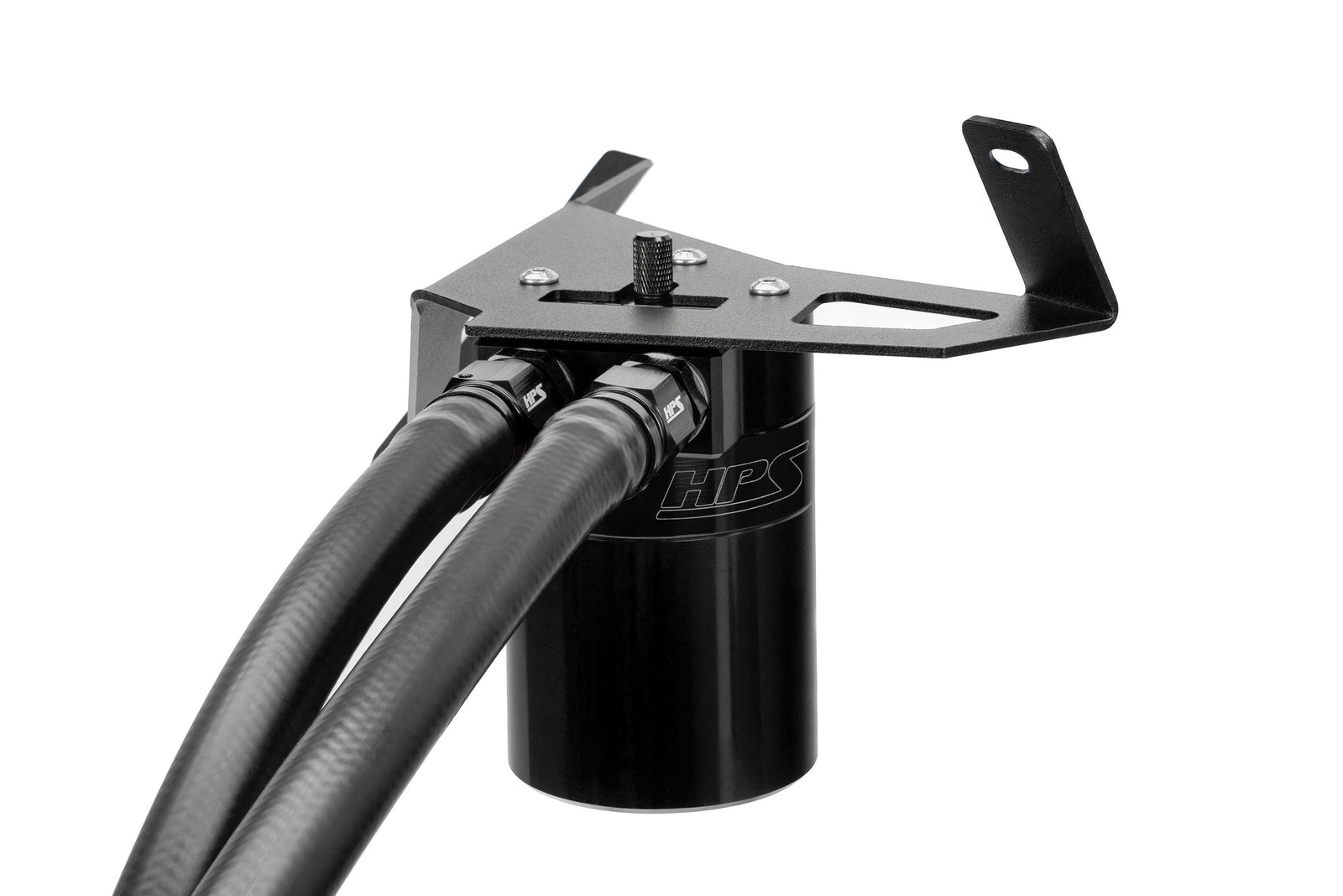 HPS-860-029WB HPS Black Oil Catch Can Mount Bracket For 18+ Crosstrek 17+ Impreza 2.0L 2.5L