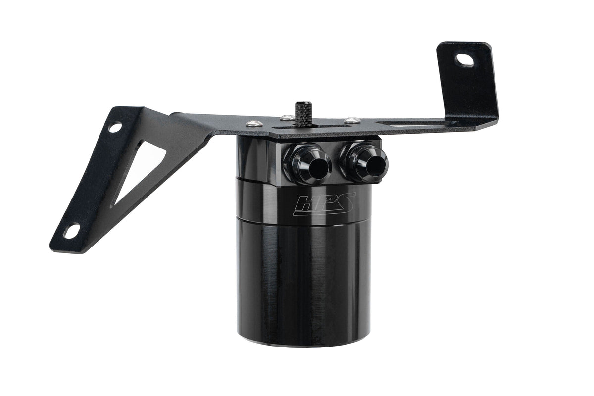 HPS-860-029WB HPS Black Oil Catch Can Mount Bracket For 18+ Crosstrek 17+ Impreza 2.0L 2.5L