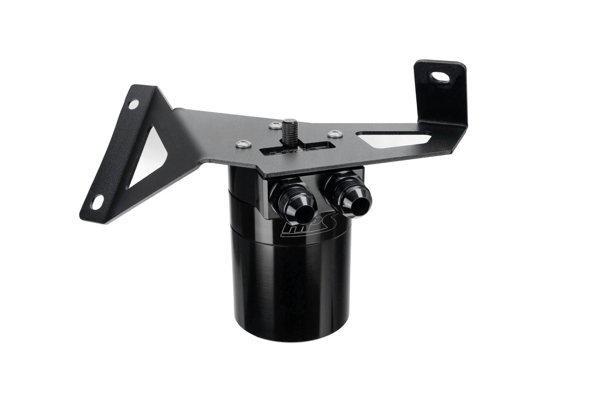 HPS-860-029WB HPS Black Oil Catch Can Mount Bracket For 18+ Crosstrek 17+ Impreza 2.0L 2.5L