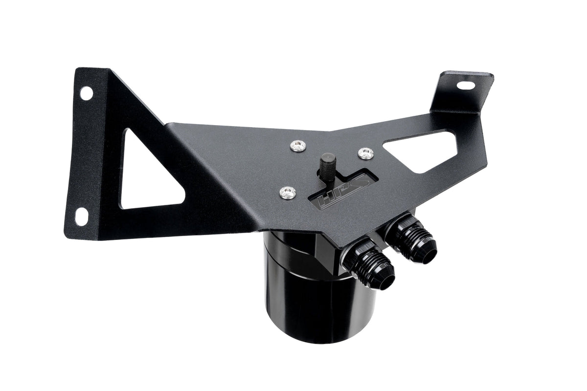 HPS-860-029WB HPS Black Oil Catch Can Mount Bracket For 18+ Crosstrek 17+ Impreza 2.0L 2.5L