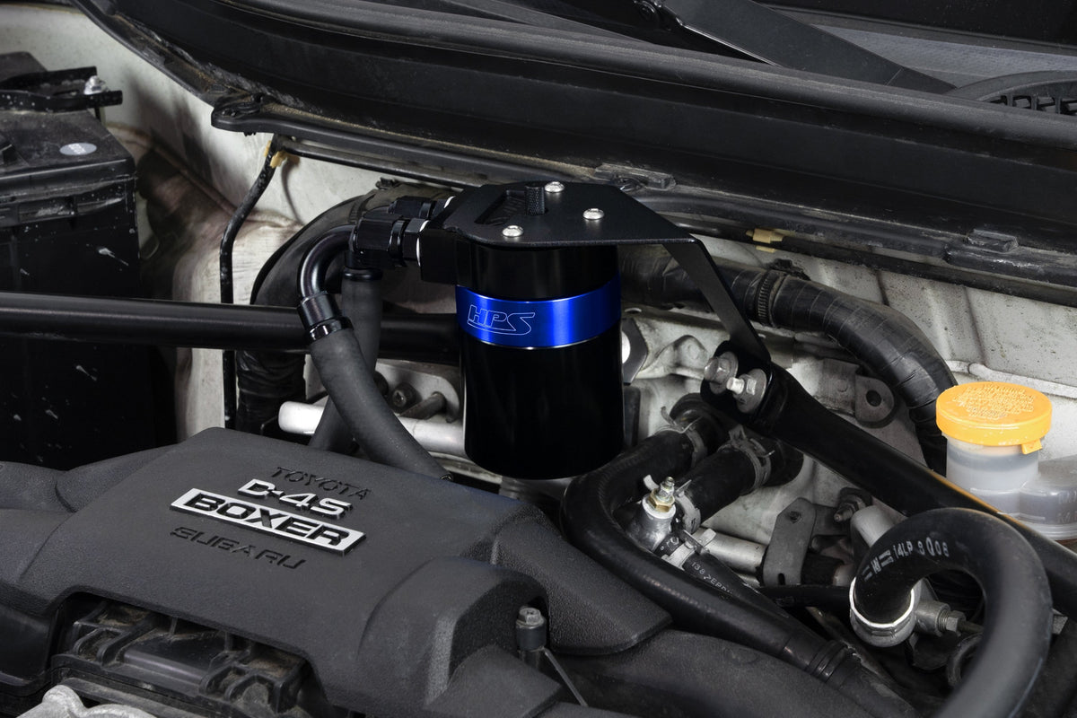 HPS-860-030BL HPS Black/Blue Catch Can+Mount Bracket For GEN1 13-20 FR-S/BRZ ZC6/Toyota 86 ZN6