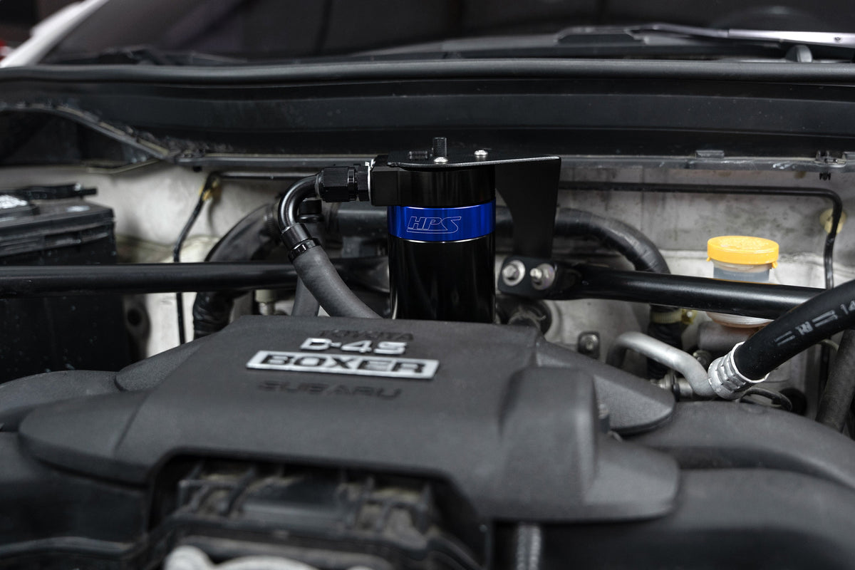 HPS-860-030BL HPS Black/Blue Catch Can+Mount Bracket For GEN1 13-20 FR-S/BRZ ZC6/Toyota 86 ZN6