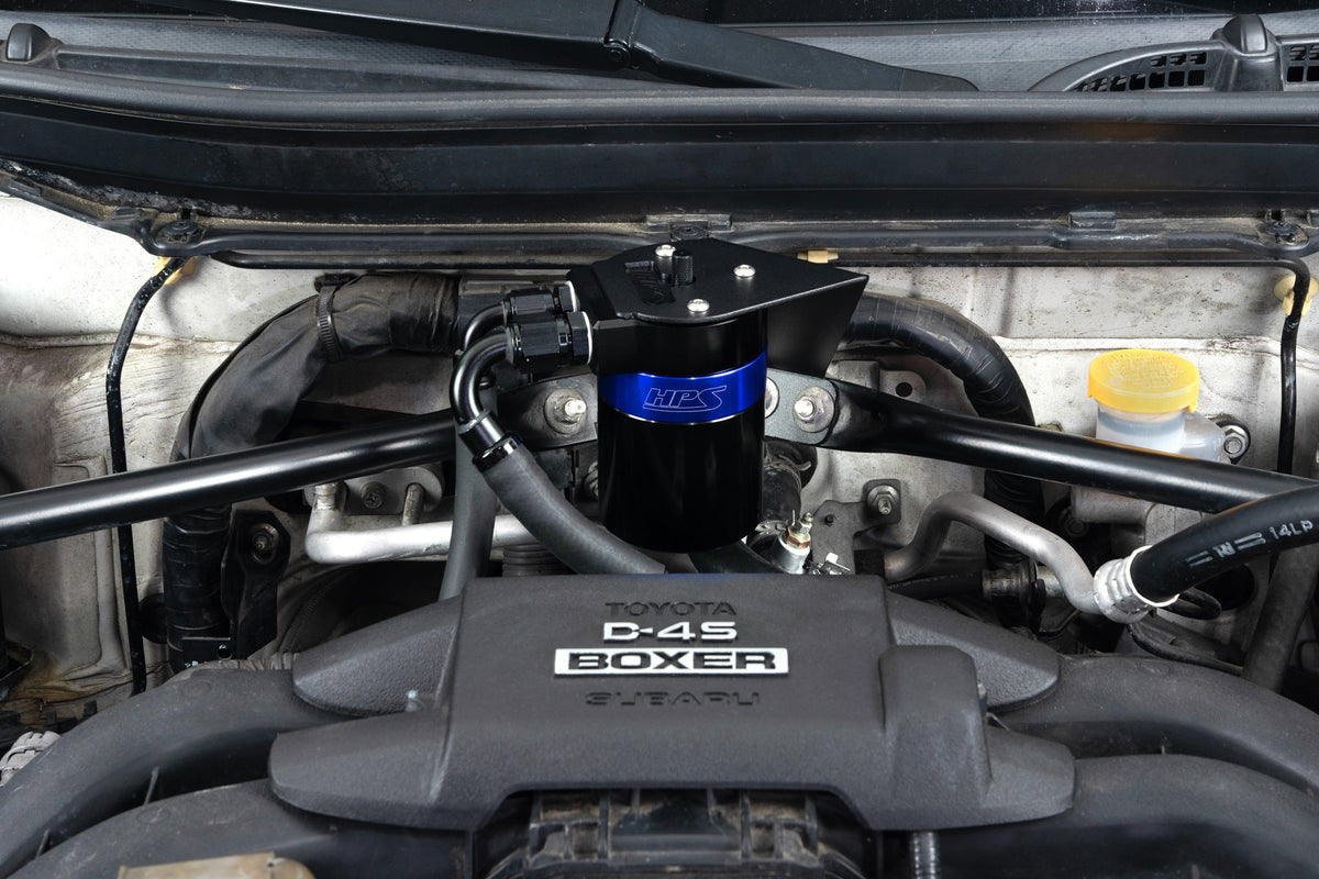 HPS-860-030BL HPS Black/Blue Catch Can+Mount Bracket For GEN1 13-20 FR-S/BRZ ZC6/Toyota 86 ZN6