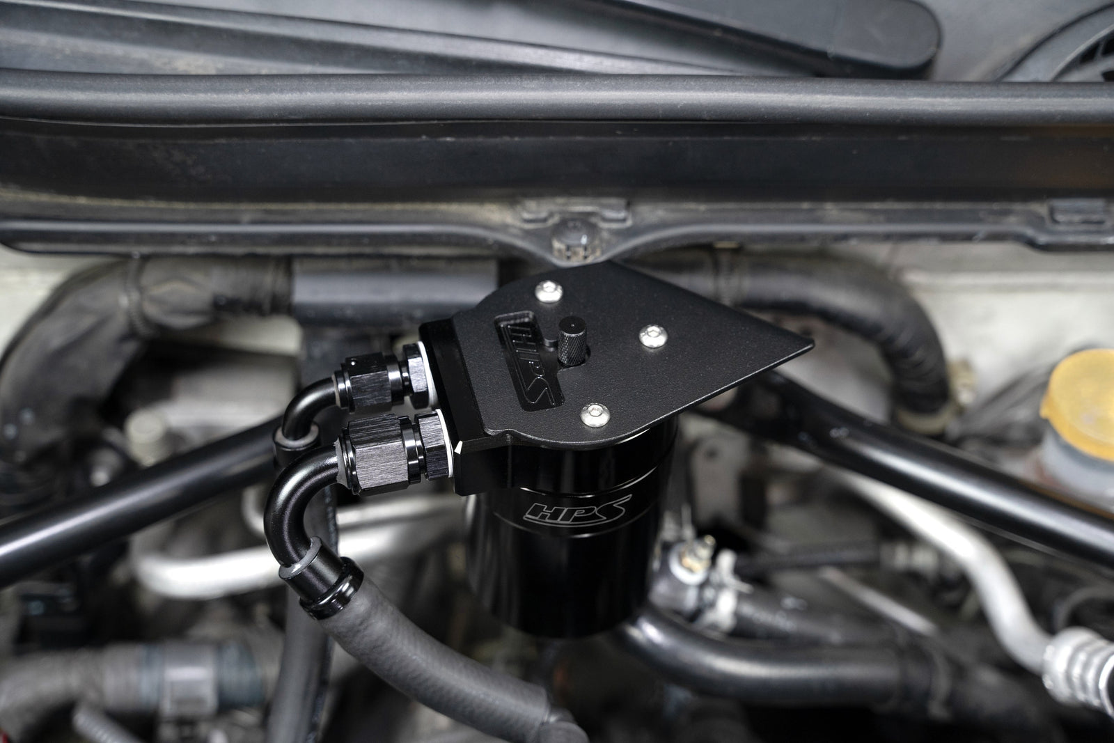 HPS-860-030WB HPS Black Catch Can+Mount Bracket For GEN1 13-20 FR-S/BRZ ZC6/Toyota 86 ZN6