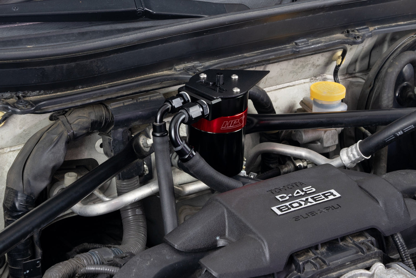 HPS-860-030 HPS Black/Red Catch Can+Mount Bracket For GEN1 13-20 FR-S/BRZ ZC6/Toyota 86 ZN6