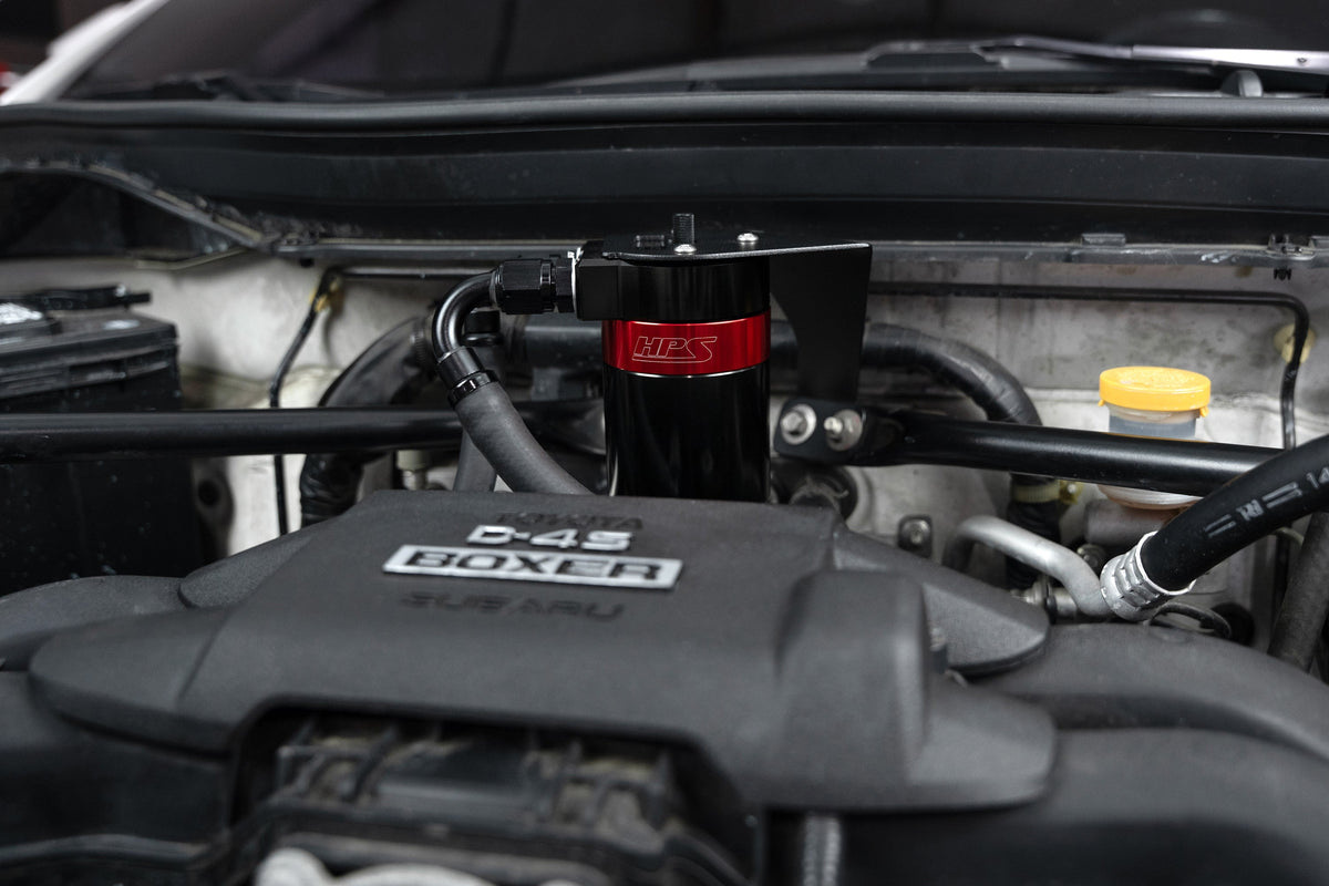 HPS-860-030 HPS Black/Red Catch Can+Mount Bracket For GEN1 13-20 FR-S/BRZ ZC6/Toyota 86 ZN6