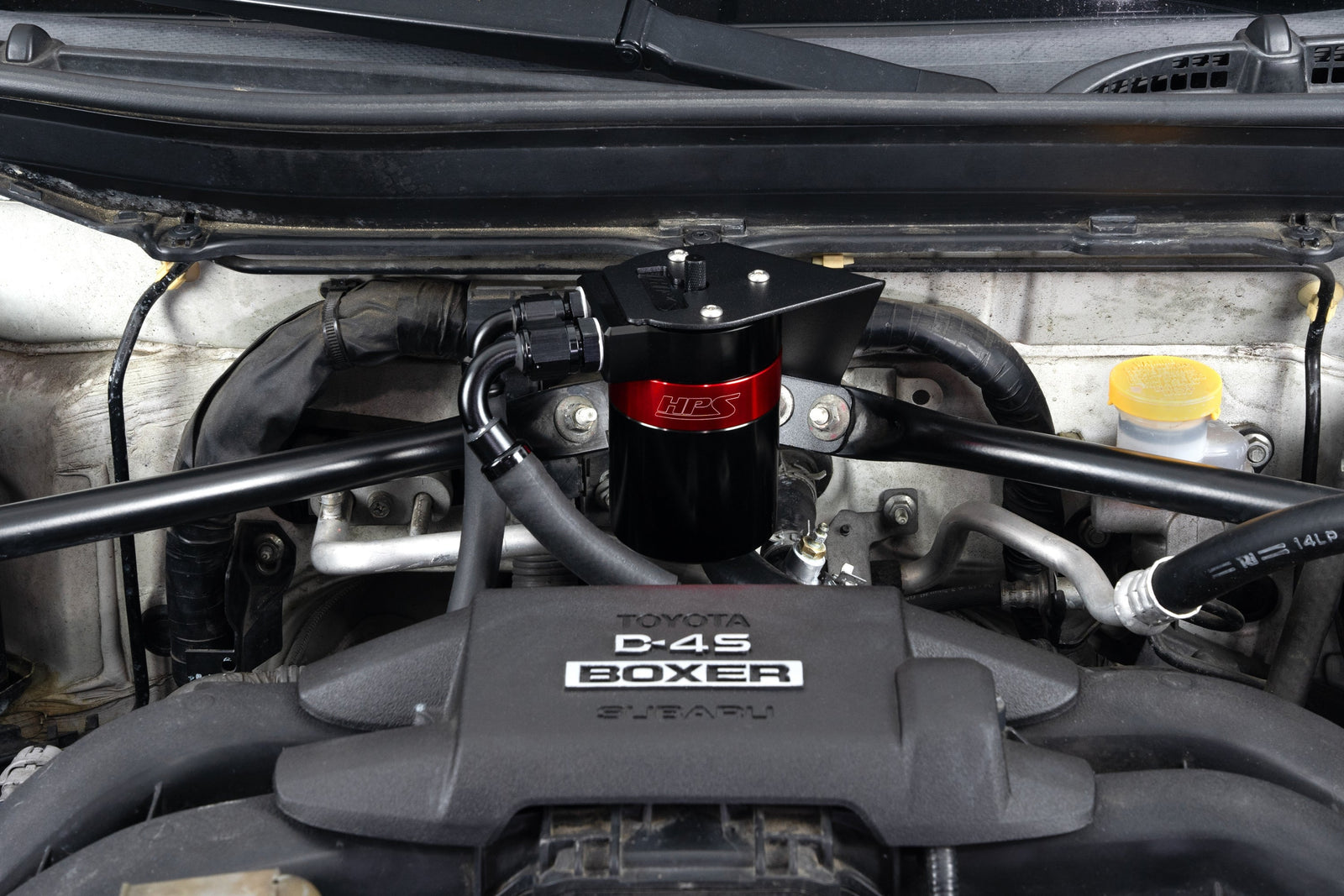 HPS-860-030 HPS Black/Red Catch Can+Mount Bracket For GEN1 13-20 FR-S/BRZ ZC6/Toyota 86 ZN6