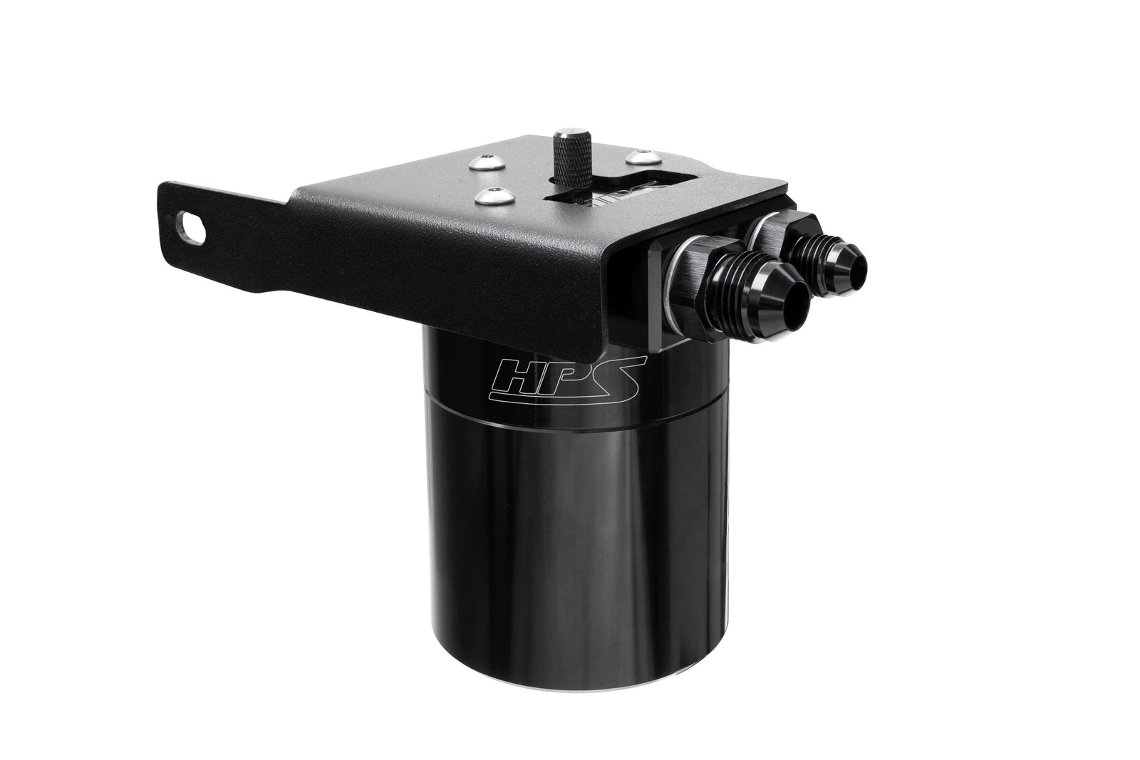 HPS-860-033WB HPS Black Oil Catch Can Mount Bracket For 08-22 Sequoia 07-21 Tundra 4.6L 5.7L