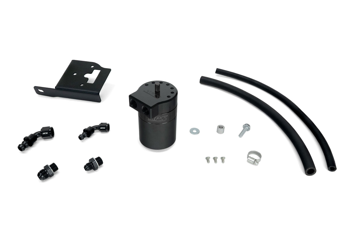 HPS-860-033WB HPS Black Oil Catch Can Mount Bracket For 08-22 Sequoia 07-21 Tundra 4.6L 5.7L