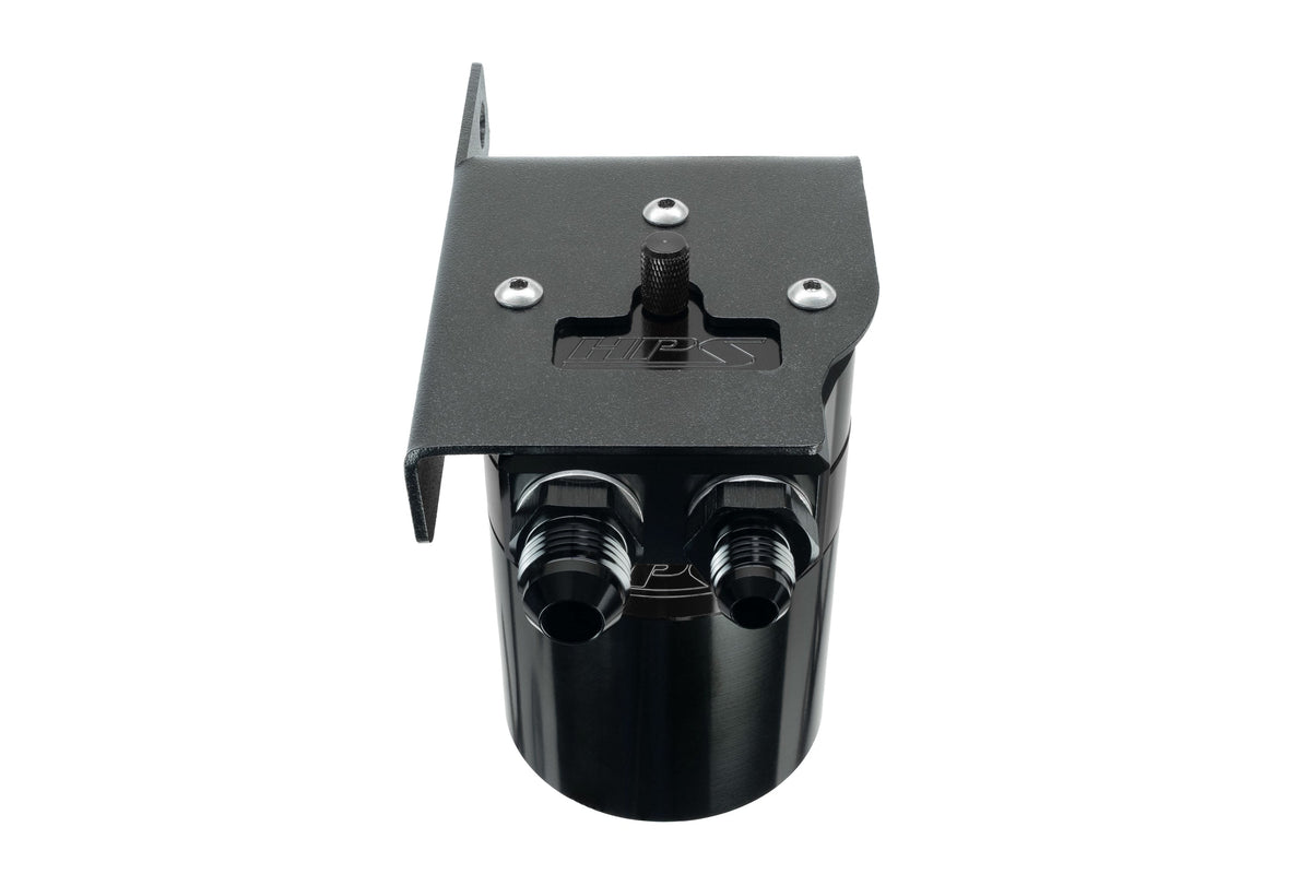 HPS-860-033WB HPS Black Oil Catch Can Mount Bracket For 08-22 Sequoia 07-21 Tundra 4.6L 5.7L