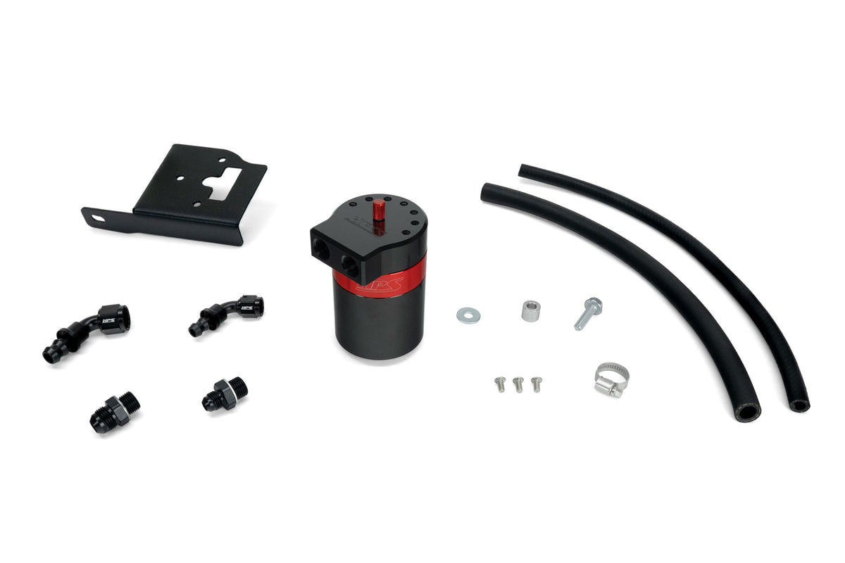 HPS-860-033 HPS Red Oil Catch Can Mount Bracket For 08-22 Sequoia 07-21 Tundra 4.6L 5.7L