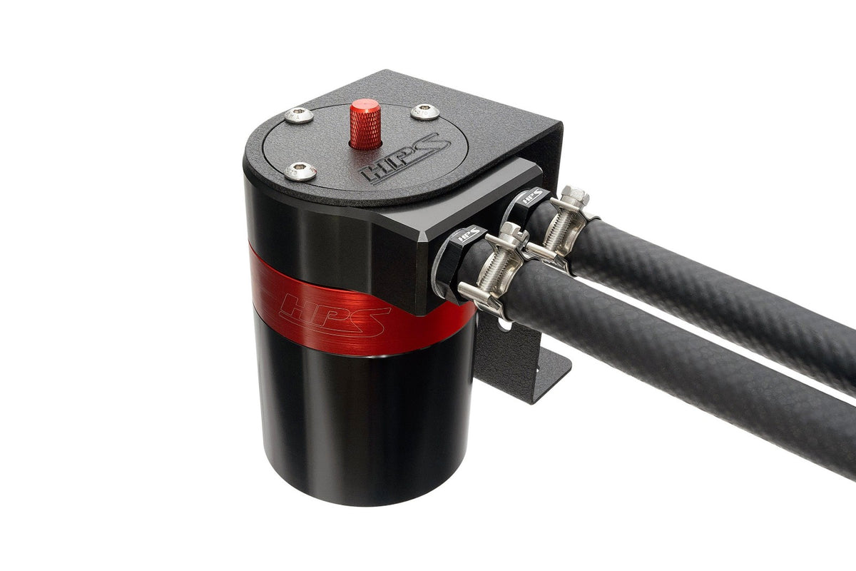 HPS Universal Aluminum Oil Catch Tank Kit (147ML)  Fit to 3/8" Barb Adapter