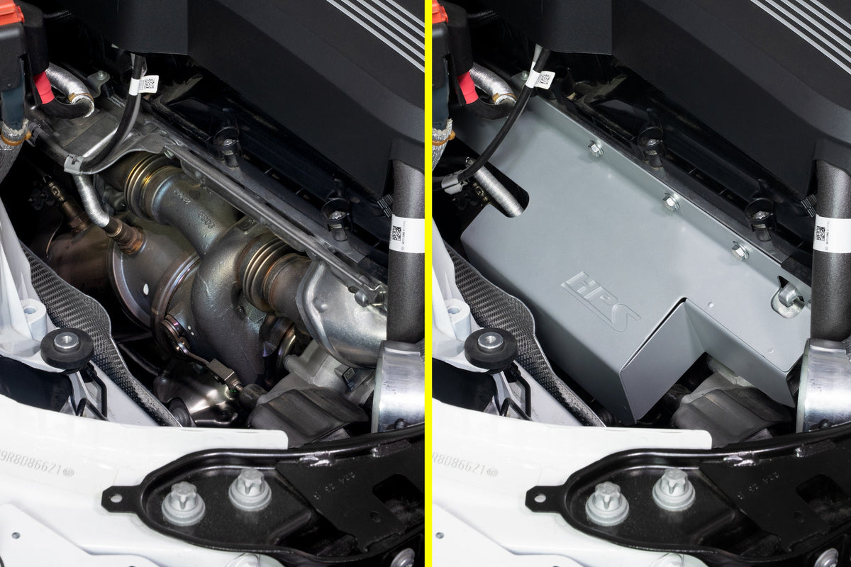 HPS-94-001 HPS Turbo Heat Shield Cover Plate For BMW 23-24 M240i/20-24 M340i/21-24 M440i